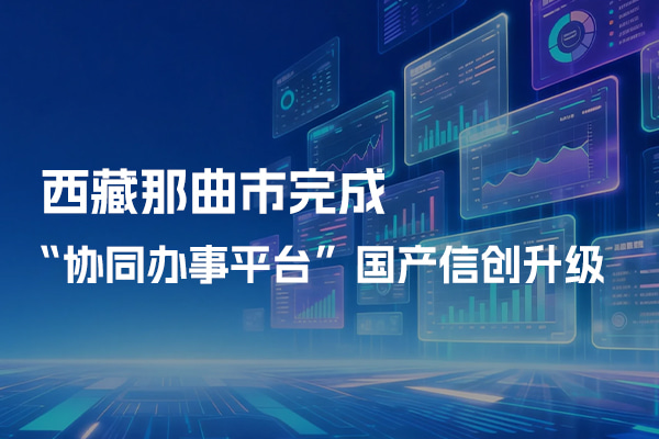 西藏那曲市完成協同辦事平臺國產信創升級